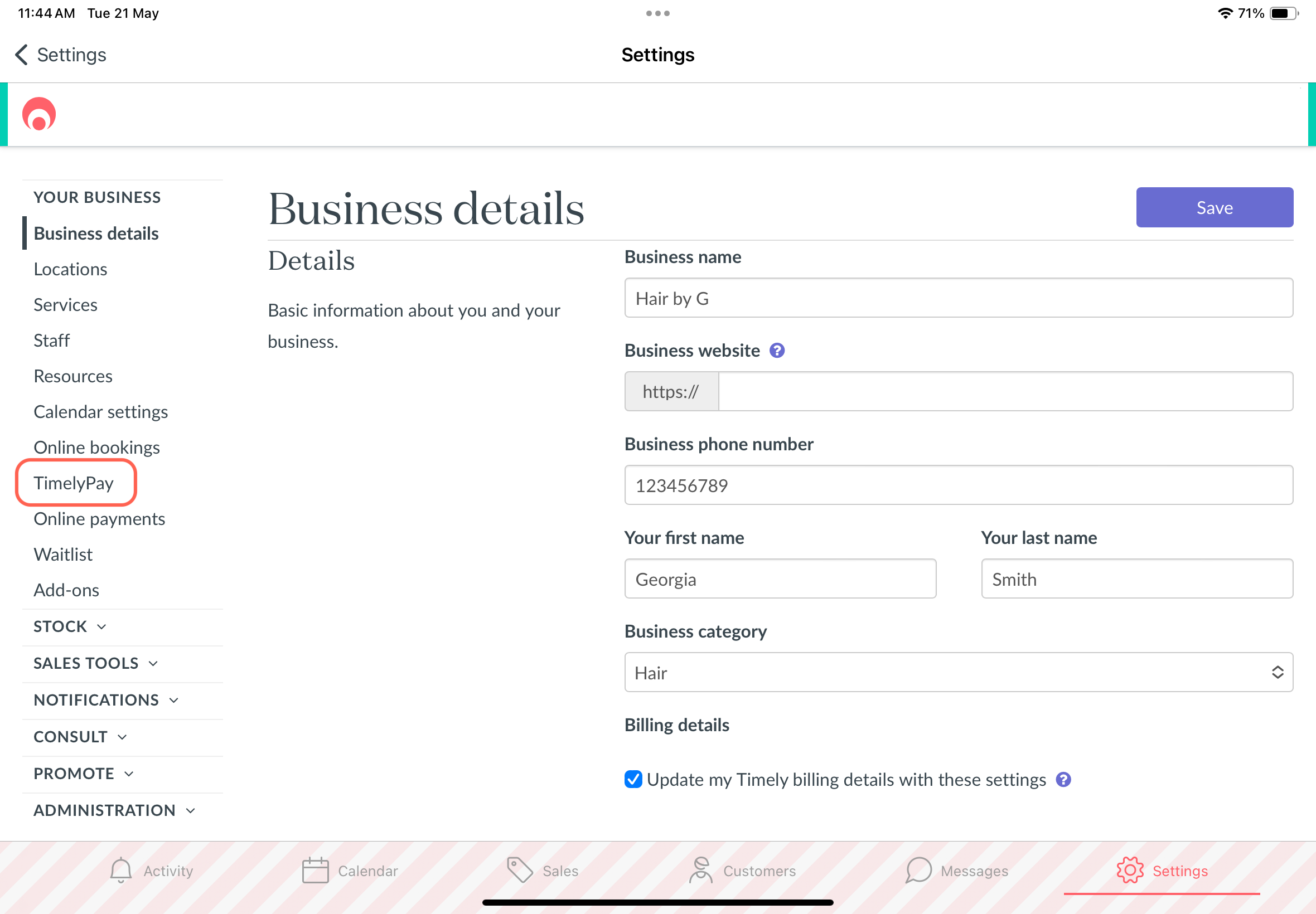 Setup surcharges on mobile 2.PNG