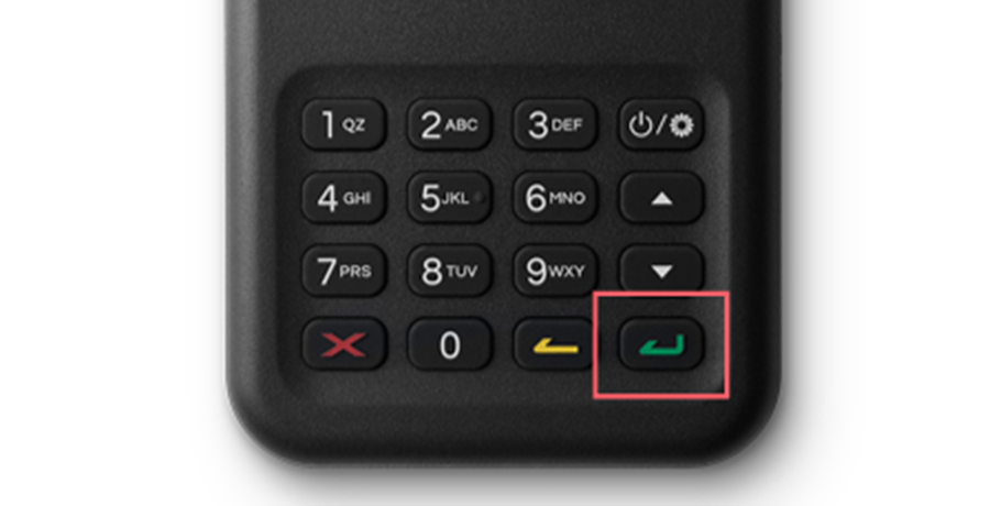 Green button highlighted on the mini terminal.png