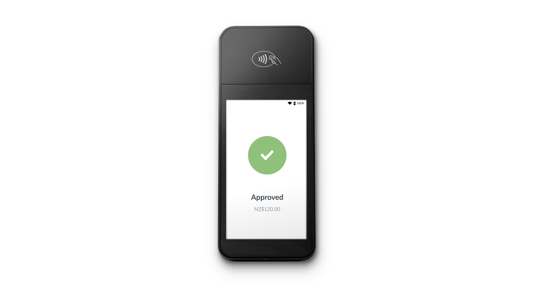 120 dollar payment approved on a touchscreen terminal.png