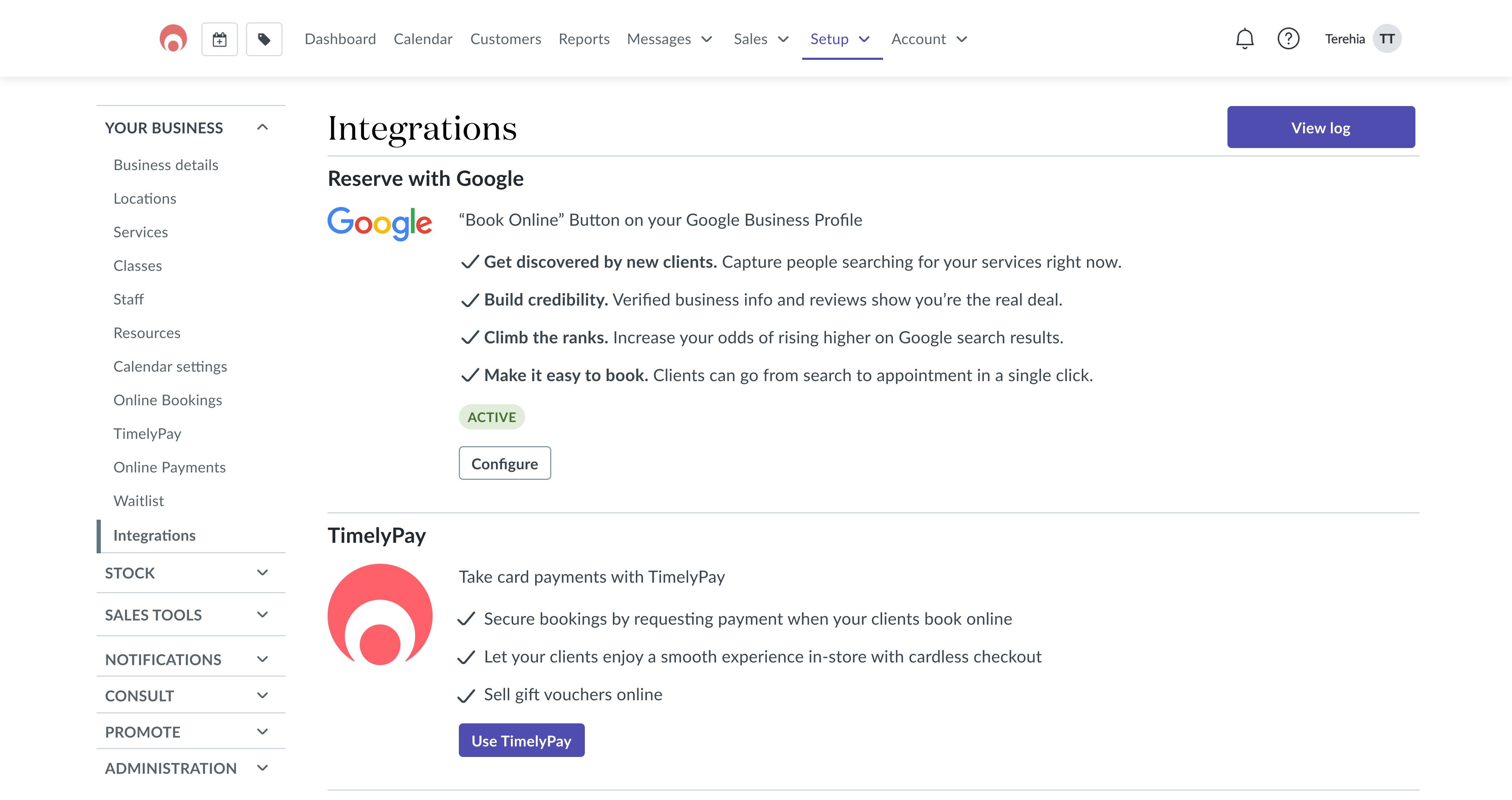 3.b. Integration Screen_ Successful Reserve with Google activation.png